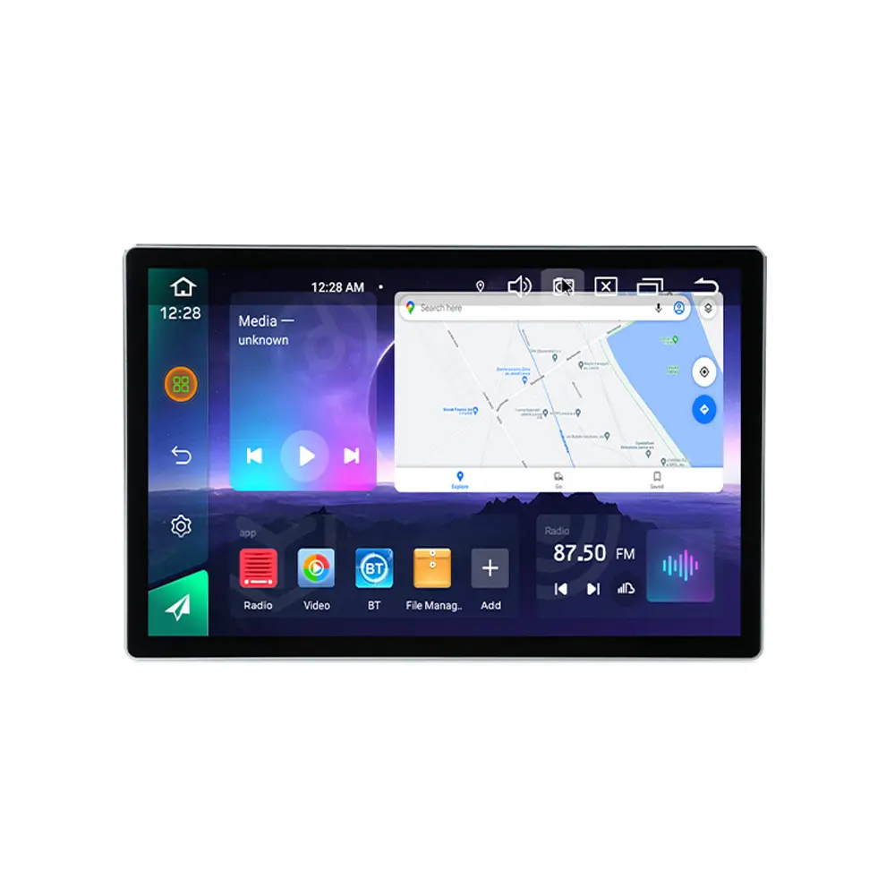 MEKEDE 8-core il più recente sistema Android auto video con auto play supporto di controllo del volante per universal1Din-910