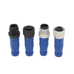 M12 Male Connector N2K Marine System IP68 Terminator T-connector M12 5pin A Coded Waterproof Plug NMEA 2000 Connector
