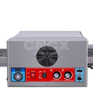 Four à pizza d'extérieur électrique/gaz portable avec support et pierre rotative pour patio et cuisine extérieure - Product Image 2