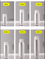 Fabricant de flacons d'huile essentielle en aluminium de 50 ml, 100 ml, 200 ml, 275 ml, 500 ml, 1000 ml avec bouchons anti-effraction de haute qualité