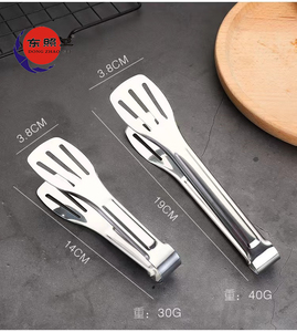 ที่คีบอาหารโลหะสำหรับร้านอาหาร ขนาด 5 7 <span class=keywords><strong>9</strong></span> 12 นิ้ว ที่หนีบอาหารสีทอง อุปกรณ์ครัวสำหรับอาหารและเครื่องดื่ม ที่คีบอาหารสแตนเลส 304 - Product Image 5