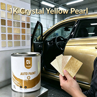 Apprêt automobile 1K Crystal Yellow Pearl, haute adhérence, antirouille, peinture de base pour réparation de carrosserie