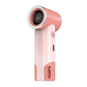 พัดลมมือถือขนาดกะทัดรัด ชาร์จได้ ปรับความเร็วได้ 5 ระดับ พกพาสะดวก ลมแรง พัดลมขนาดเล็กความเร็วสูงพิเศษ ไม่มีระบบควบคุม เหมาะสำหรับการปีนเขา - Product Image 1