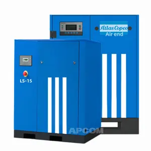 90CFM APCOM 15KW 20HP AirCompressor 15 KW 20 HP 90 cfm air compressor with Atlas Copco head