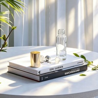 Flacon roll-on vide en verre avec bouchon métallique en aluminium, or, argent, ambre, transparent, pour échantillons de parfum et d'huiles essentielles, vente en gros