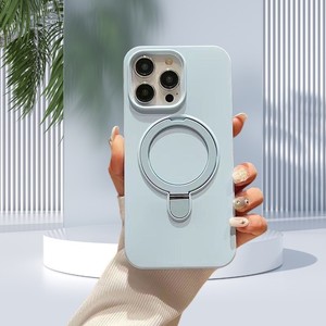 <span class=keywords><strong>Coque</strong></span> de téléphone portable en silicone liquide <span class=keywords><strong>coque</strong></span> anti-chute magnétique manchon de protection tout compris avec support magnétique invisible - Product Image 6