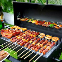 Barbecue pliable BAIGANG MG1688-KH, grand modèle, style américain, pour la maison, rôtissoire à viande, idéal pour la cour de villa, grillades au charbon de bois