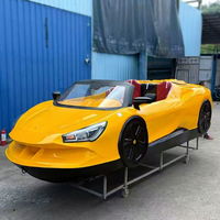 Bateau à moteur moderne en fibre de verre de 16,3 pieds avec un design de voiture élégant pour les centres de villégiature et les croisières privées