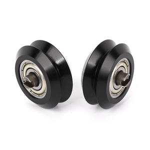Fournisseur de poulies de type W, roulements 625ZZ, rouleaux de porte et de fenêtre à rainure en V revêtus de caoutchouc, roues de rail POM pour imprimantes 3D - Product Image 2