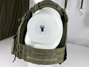 Tactical Vestマルチポーチレーザーカット<span class=keywords><strong>OD</strong></span>グリーンTactical Vest 500Dナイロンクイックリリースプレートキャリア - Product Image 3