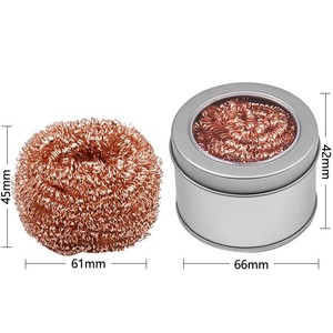 Copper Soldering Iron Tip Cleaner Ball 18g For Electronic Soldering Maintenance JZQ-588B - Product Image 2