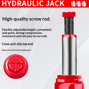 Martinetto Idraulico a Bottiglia in Acciaio Legato, Capacità di Sollevamento Elevata <span class=keywords><strong>10</strong></span>, 8, 5 Tonnellate, Altezza Massima 385mm per Settore Automobilistico e Industriale - Product Image 2
