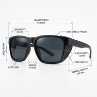 Lunettes de soleil Knockaround, Lunettes de soleil de cyclisme, Lunettes de soleil Speedtrap, Lunettes de sport pour hommes, pour la conduite en extérieur