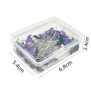 Épingles à tête <span class=keywords><strong>plate</strong></span> en forme de chauve-souris de la série Halloween pour la <span class=keywords><strong>couture</strong></span> artisanale, le quilting et les projets d'artisanat avec des épingles à tête <span class=keywords><strong>plate</strong></span> en plastique de forme spéciale - Product Image 4