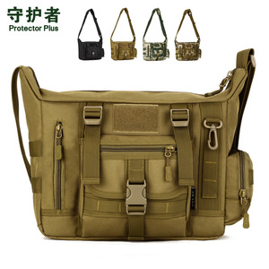Guardian Tactical Shoulder Bag 14 Inch Laptop Capacity Crossbody For Men Outdoor Travel <b>Backpack</b> <b>Large</b> Size Solid Color - Product Image 1