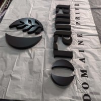 Lettres rétroéclairées personnalisées en acier inoxydable 304 et acrylique, peintes par pulvérisation par Seiko |   Solution de signalétique haut de gamme