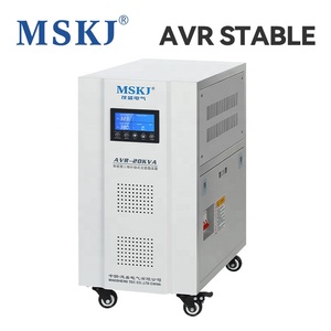 MSKJ alta calidad 3KVA 3800V trifásico <span class=keywords><strong>AVR</strong></span> regulador de voltaje de CA automático estabilizador retardo de tiempo Servomotor de alta eficiencia - Product Image 2