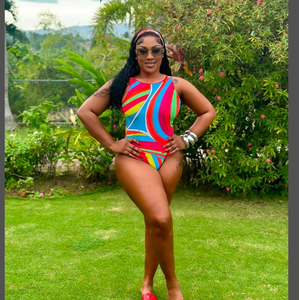 <span class=keywords><strong>Maillot</strong></span> <span class=keywords><strong>de</strong></span> <span class=keywords><strong>bain</strong></span> une pièce sexy pour femme avec bandeau, col montant, imprimé personnalisé, <span class=keywords><strong>de</strong></span> marque STOCK - Product Image 2