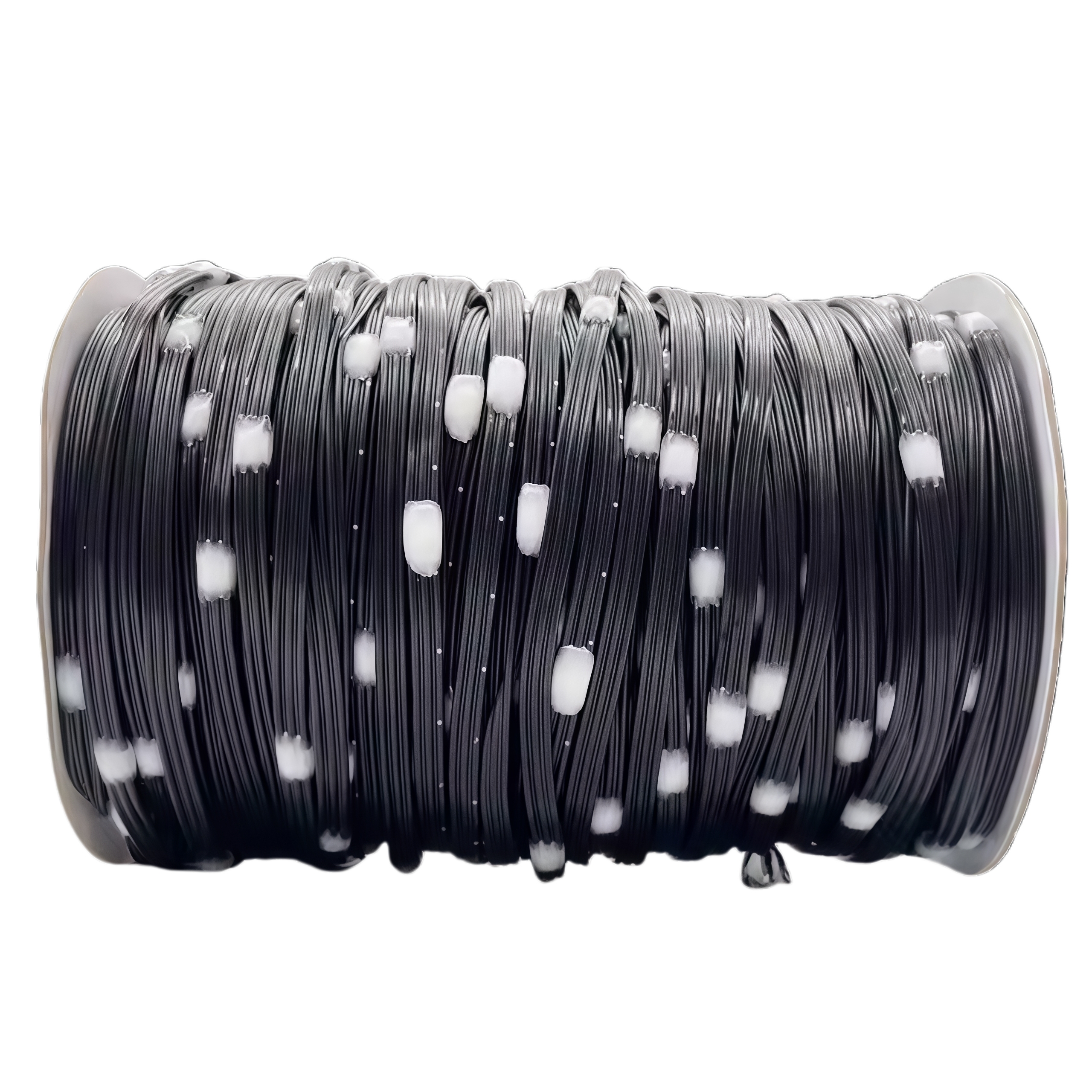 KCX Smart Christmas Light Black Wire 10cm Spacing 12V LED Pebble String Light Seed Pixel Roll Fairy Light for Holiday Decoration