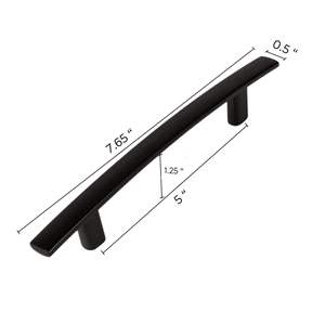 Tiradores de gabinete de aleación de zinc negro mate de la mejor calidad, tiradores modernos para muebles de cocina y cajones, disponibles para la venta - Product Image 1