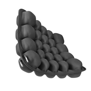 Inflatable Seat Cushion <b>Square</b> Breathable Airbag For Wheelchair Pressure Relief Black Polyester Fiber 11cm <b>Adjustable</b> Height - Product Image 2