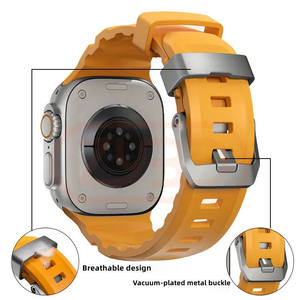 Correa Deportiva de Goma Suave <span class=keywords><strong>para</strong></span> Reloj <span class=keywords><strong>Apple</strong></span>, Correa de Silicona <span class=keywords><strong>para</strong></span> Muñeca, Brazalete - Product Image 1