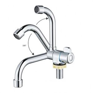 <span class=keywords><strong>Grifo</strong></span> para Fregadero de RV, Cromado Pulido, Giratorio, de Agua Fría, Compacto, Vertical, para Autocaravanas, Remolques, Yates, Motorhomes, JDA - Product Image 1