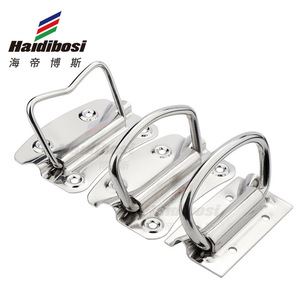 Haidibosi <b>Folding</b> Handle 304 Stainless Steel Heavy Duty Industrial Panel Pull Handle For Toolboxes Equipment Boxes - Product Image 1