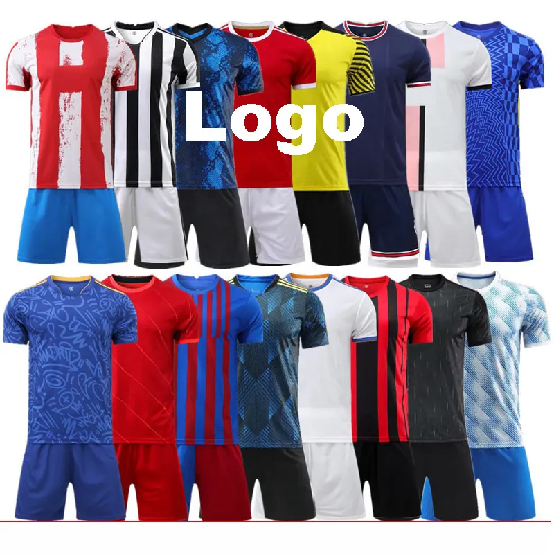 Camiseta de fútbol de la Copa del Mundo de alta calidad, camisetas de fútbol Mbappe, conjuntos de jersey para niños, 2022