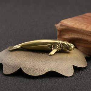 海狮摆件黄铜摆件手工海狮雕塑装饰玩具 - Product Image 6