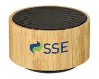Mini haut-parleur portable sans fil personnalisé en bambou naturel FOCUS offre spéciale cadeau d'affaires promotionnel écologique