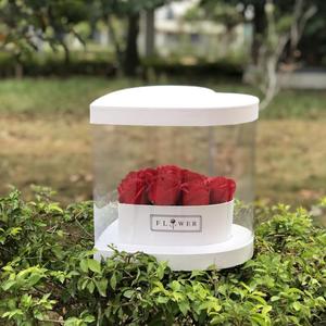 Hộp quà tặng hình trái tim gấp được ngày Valentine chất lượng cao, số lượng đặt hàng tối thiểu thấp, có cửa sổ PVC trong suốt, sẵn hàng - Product Image 2