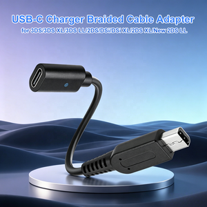 Adaptateur de câble de charge <span class=keywords><strong>3DS</strong></span> vers USB Type-C Noir 6,5 pouces Câble de charge USB-C vers <span class=keywords><strong>3DS</strong></span> pour <span class=keywords><strong>Nintendo</strong></span> <span class=keywords><strong>3DS</strong></span> / 2DS / <span class=keywords><strong>New</strong></span> 2DS <span class=keywords><strong>XL</strong></span>/DSi - Product Image 2
