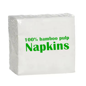 กระดาษเช็ดปากเยื่อไผ่ 100% กระดาษทิชชูแบบกล่อง กระดาษเช็ดหน้า สำหรับใช้ในบ้าน เนื้อนุ่ม พับแบบอินเตอร์โฟลด์ สีขาว - Product Image 1