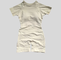 Combinaison de yoga sans couture pour femmes, manches courtes, short, tenue une pièce, body, combinaison de sport athlétique