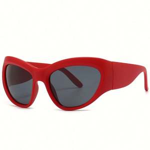 Lunettes de soleil punk surdimensionnées œil de chat Y2K couleur bonbon uniques 2022 pour femmes et hommes - Product Image 6