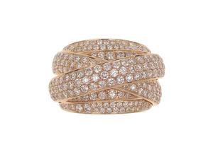 Unique modern natural diamond moissanite ring suitable for ladies <b>gold</b> <b>and</b> silver material suitable for <b>birthdays</b> from India - Product Image 3