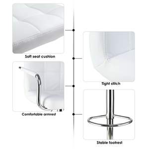 Tabouret de Bar en cuir, siège Commercial de haute qualité, moderne, à vendre, - Product Image 3