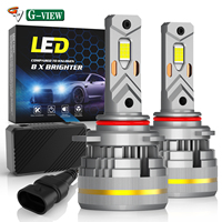 Ampoules LED automobiles Gview 200W 48000lm Super Lumineuses H1 H7 H4 H11 Phares Canbus Nouveau 6000K Comprend H8 HB4 HB3 9005 9006 9012