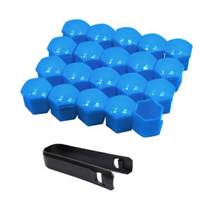 Couvercle de protection contre la poussière des écrous, 10 pièces, 17 / 19mm 21mm, roue à vis universelle de pneu de voiture décorative en plastique - Product Image 6