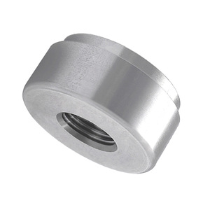 น็อตโลหะผสมอะลูมิเนียม 1/16NPT เส้นผ่านศูนย์กลาง 24.7 มม. ชิ้นส่วนฮาร์ดแวร์กลึง CNC สำหรับการเชื่อมท่อไอเสียรถยนต์ - Product Image 3