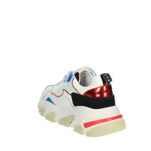 Zapatillas Deportivas para Mujer Serafini DTWIN04 Blancas y Rojas con Suela Gruesa - Product Image 2