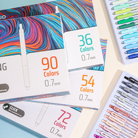 Set Spidol Akrilik Kayu Desain Tanpa Tutup 0.7mm Pena Cat Retractable untuk Sketsa Cepat dan Highlighting Alat Tulis 6 Warna