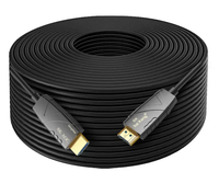 Saikang haute vitesse 20-100m câble hdmi 3D 4K 2.1 1080P Offre Spéciale médias AOC hdmi câble à fibre optique pour grand écran TV LED