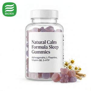 Gomitas para Dormir Veganas de Marca Privada OEM, Fórmula Natural Calmante Sin Melatonina, Ashwagandha, L-Teanina, <span class=keywords><strong>Vitamina</strong></span> B6, 5-HTP - Product Image 1