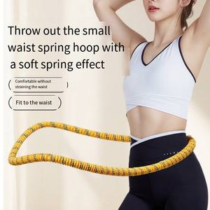 New Soft Hula <b>Hoop</b> for Abdominal <b>Weight</b> Loss Does Not Hurt Waist/Clothing Full Package Model - Product Image 2