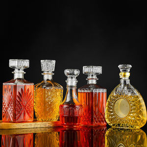 Đẹp <span class=keywords><strong>Vodka</strong></span> Whiskey Decanter 50Ml 100Ml Sáng Tạo Thu Nhỏ Rỗng Rượu Vang Chai Thủy Tinh - Product Image 2