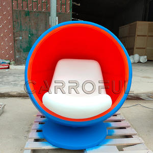 Ev için özelleştirilmiş büyük futbol kanepe açık fiberglas topu modeli alışveriş merkezi dekorasyon heykel stadyum süslemeleri - Product Image 5