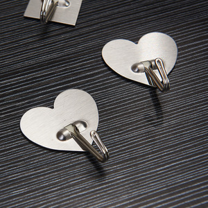 Phim Hoạt Hình Cabin Hình Dính Móc Kim Loại Thép Không Gỉ Mạnh Mẽ Đấm Miễn Phí Trên Lưu Trữ Móc Cho Nhà Phòng Khách PVC Nhựa - Product Image 3