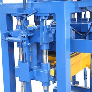 Fuda Qt40-1manual Máy Móc Bê Tông Hallow Khối Và Gạch Làm Máy Rỗng Gạch 4 Cái/Khuôn Pcs/8H 3-4 Công Nhân 1400Kg 40S - Product Image 6